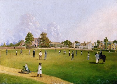 Cricket på Mitcham Green af English School