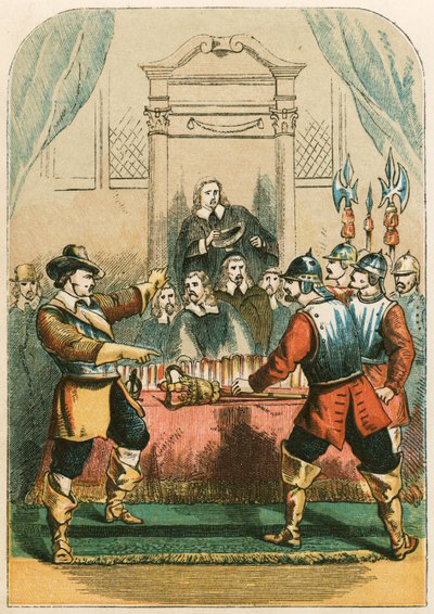 Cromwell löst das Lange Parlament auf von English School