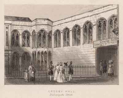 Crosby Hall, Bishopsgate Street, London af English School