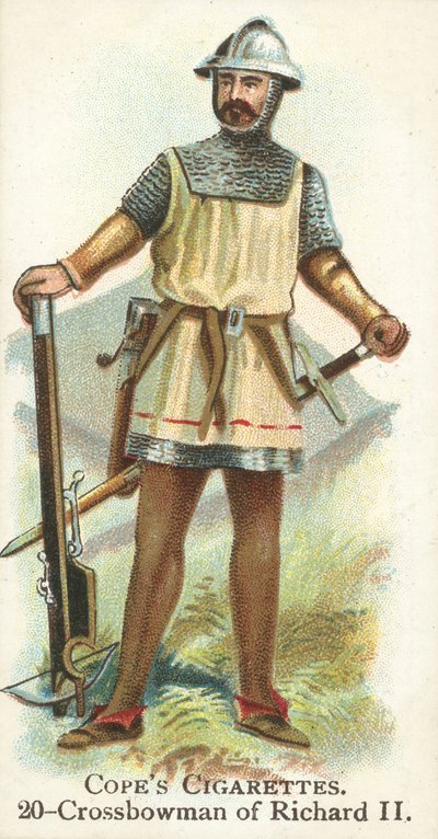 Crossbowman, King Richard II (chromolitho) af English School