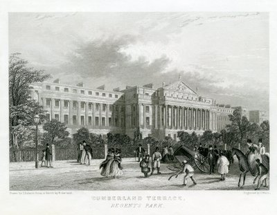 Cumberland Terrace, Regents Park, London af English School