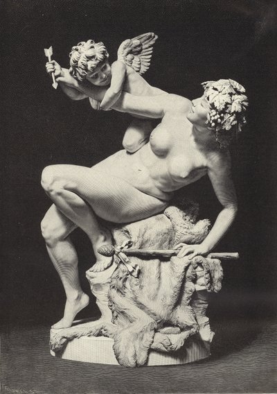 Amor og Bacchante af English School