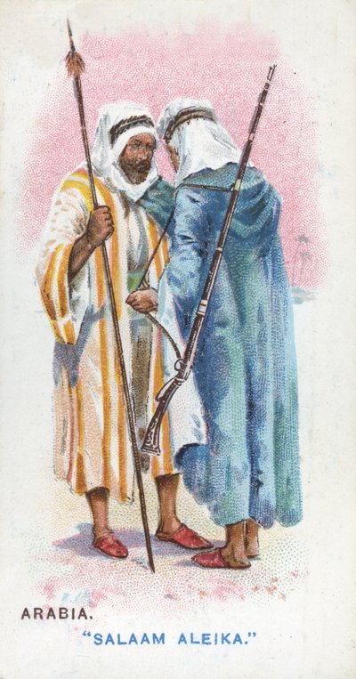 Sædvanlig hilsen i Arabien, 1907 af English School