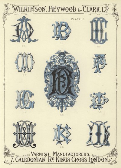 DA, DB, DC, DD, DE, DF, DG, DJ, DH, DK, DL af English School