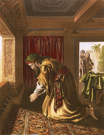 Daniel beder af English School