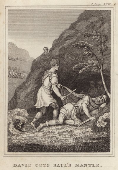 David skærer Sauls Mantle af English School