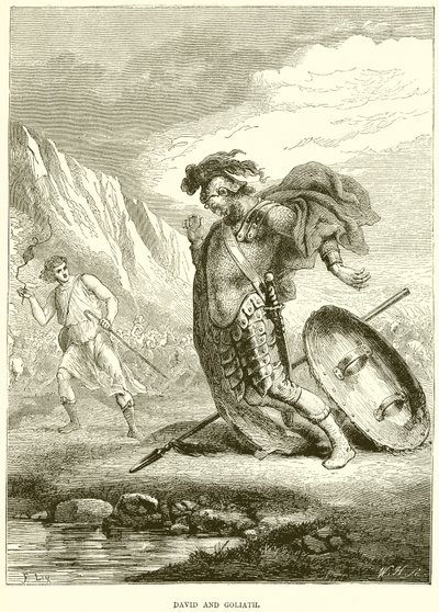 David og Goliat af English School