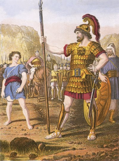 David og Goliat af English School