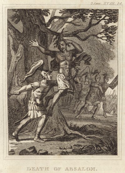 Absaloms død af English School