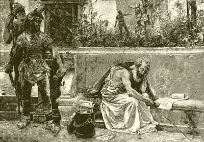 Archimedes død af English School