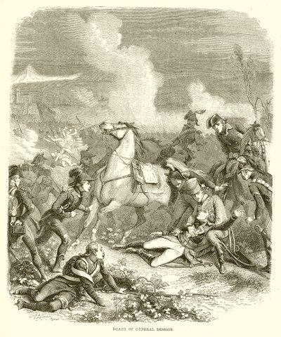 General Dessaix død af English School