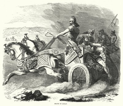 Josias død (gravering) af English School