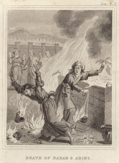 Nadab og Abihu døde af English School