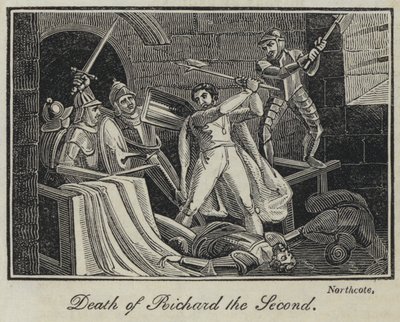 Richard den Andens død (gravering) af English School