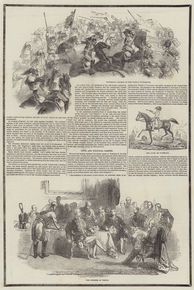 Hertugen af Wellingtons død (gravering) af English School