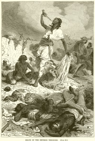 Kejser Theodors død af English School