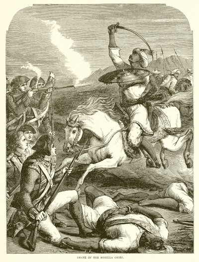 Rohilla-høvdingens død af English School