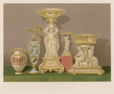 Dekorativt porcelæn af Sir J Duke and Nephews, Burslem af English School