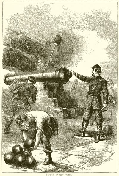 Forsvar af Fort Sumter af English School