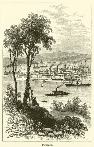 Devonport (gravering) af English School