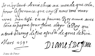 Diana af Frankrig af English School