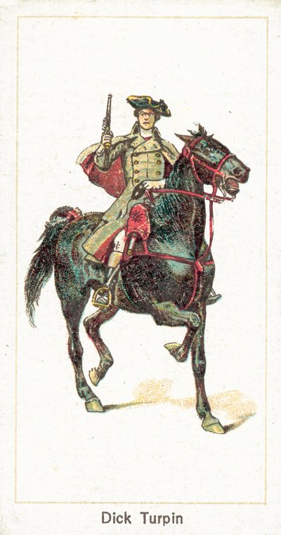 Dick Turpin (chromolitho) af English School