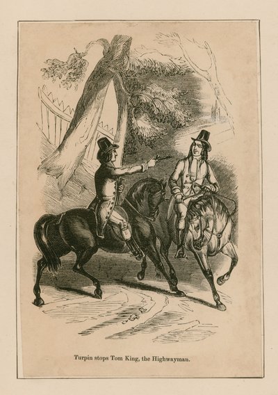 Dick Turpin stopper Tom King, motorvejsmanden af English School