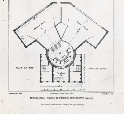 Diorama, Park Square, Regents Park, London af English School