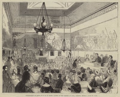 Uddeling af priser ved HKH Prins Albert i Society of Arts, Adelphi, mandag den 10. juni 1844 af English School
