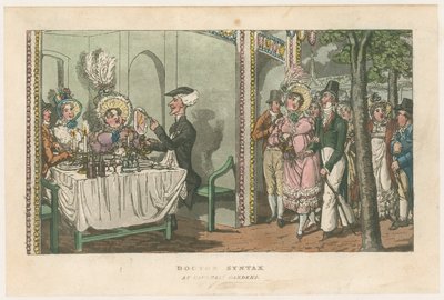 Doctor Syntax på Vauxhall Gardens af English School