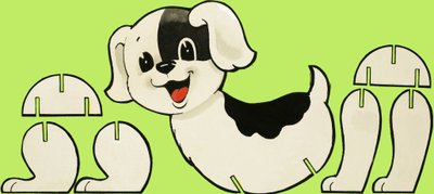 Hund udskåret af English School