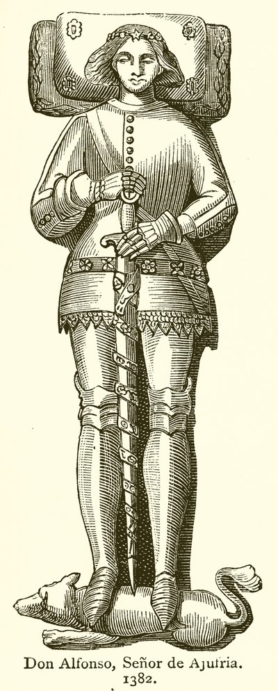 Don Alfonso, Herre af Ajufria. 1382 af English School