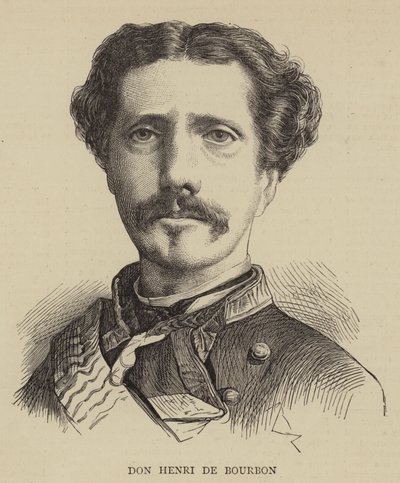 Don Henri de Bourbon (gravering) af English School