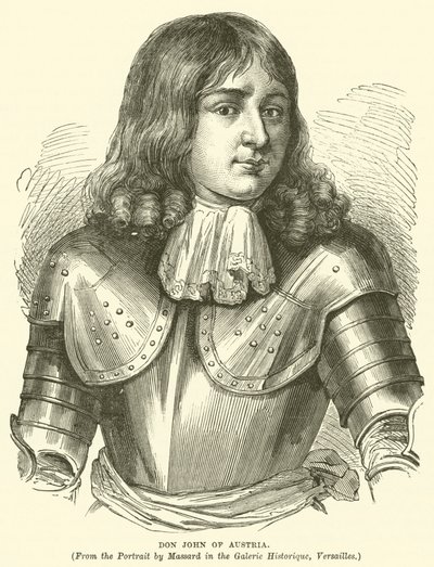 Don John af Østrig (gravering) af English School