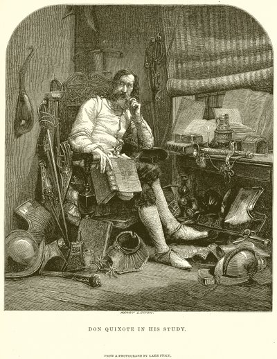 Don Quijote i sit studie af English School