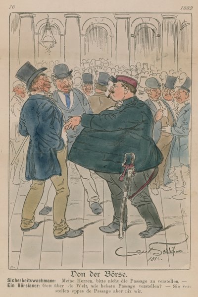 Don de Tasker; tegneserie af English School