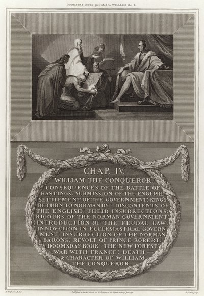 Dommedagsbog foretrukket til William the I af English School
