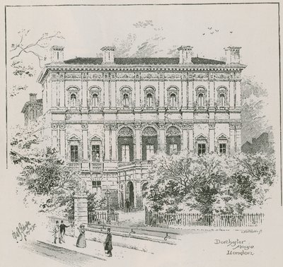 Dorchester House, Park Lane, London, boligen for Shahzada Nasrullah Khan af English School