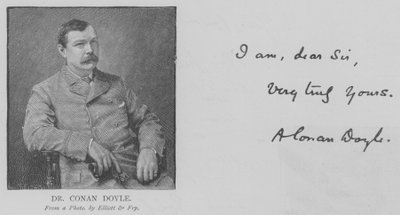 Dr. Conan Doyle (gravering) af English School