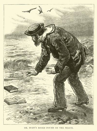Dr. Duffs bøger fundet på stranden af English School