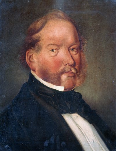 Dr. James Graham MD, Superintending Surgeon, Bengal Medical Establishment, ca. 1857 af English School