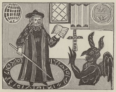 Dr. John Faustus (gravering) af English School