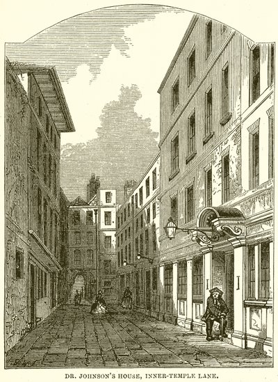 Dr. Johnsons House, Inner-Temple Lane af English School