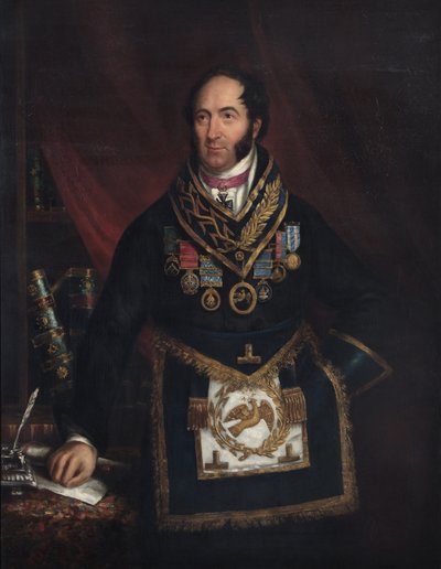 Dr. Robert Thomas Crucefix, 1837 af English School