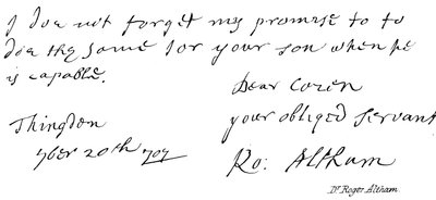 Dr. Roger Altham af English School