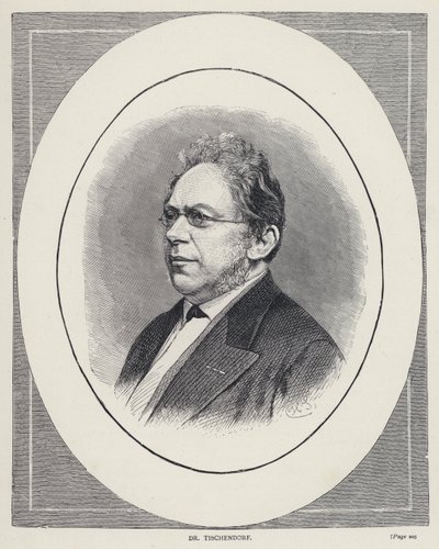 Dr. Tischendorf (gravering) af English School