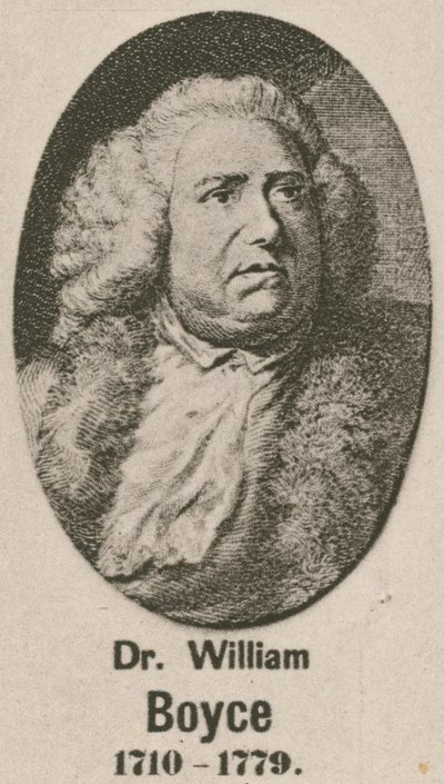Dr. William Boyce (dybtryk) af English School