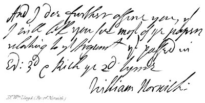 Dr. Wm Lloyd, (Bp: Norwich) af English School