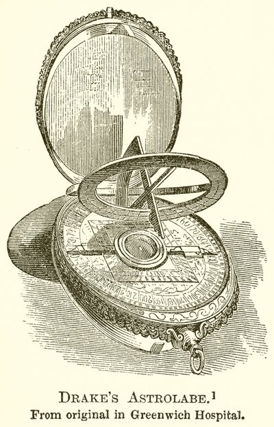 Drakes Astrolabe af English School
