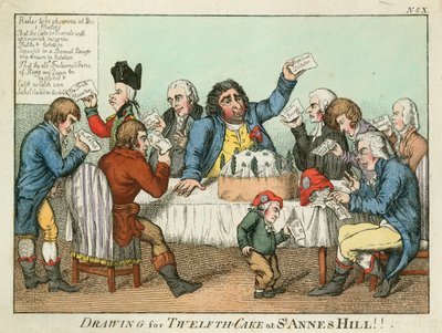 Tegning til Twelth Cake på St Annes Hill af English School